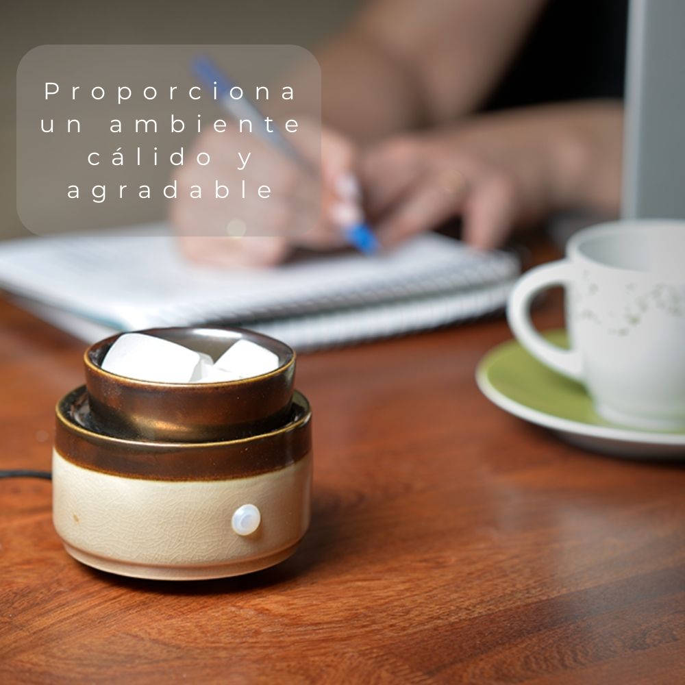 r ejemplo:  Calentador de Velas Cerámico ABB4US con 6 Ceras Perfumadas – Difusor Aromático Decorativo