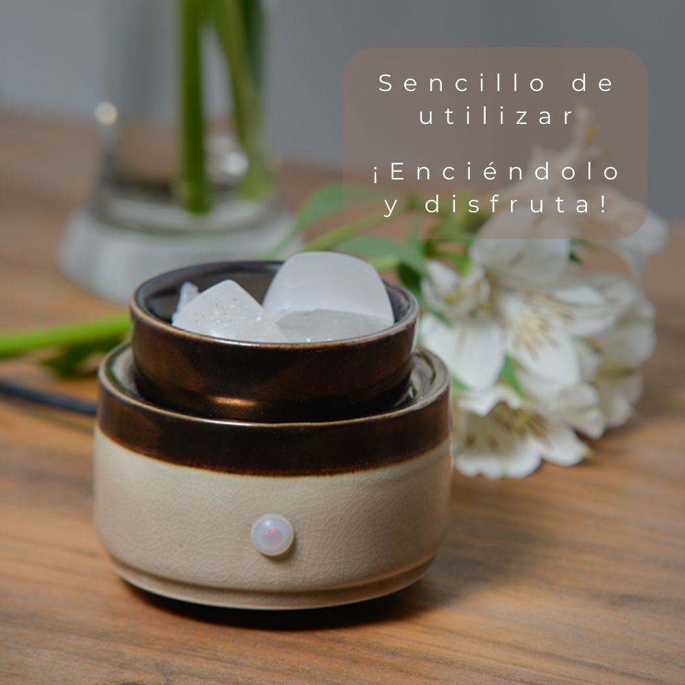 r ejemplo:  Calentador de Velas Cerámico ABB4US con 6 Ceras Perfumadas – Difusor Aromático Decorativo