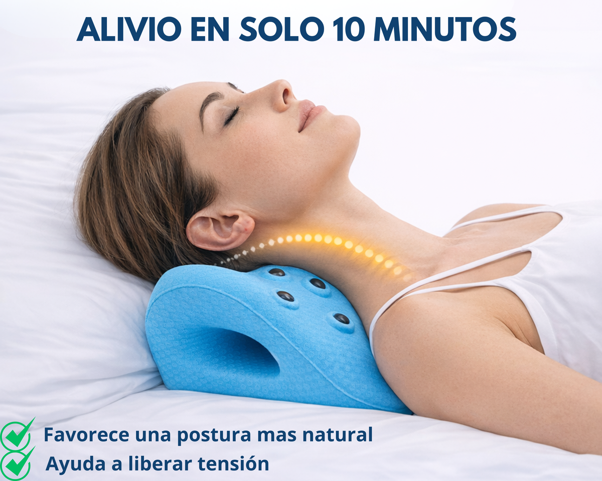 Almohada de Tracción Cervical Magnética para Cuello y Hombros