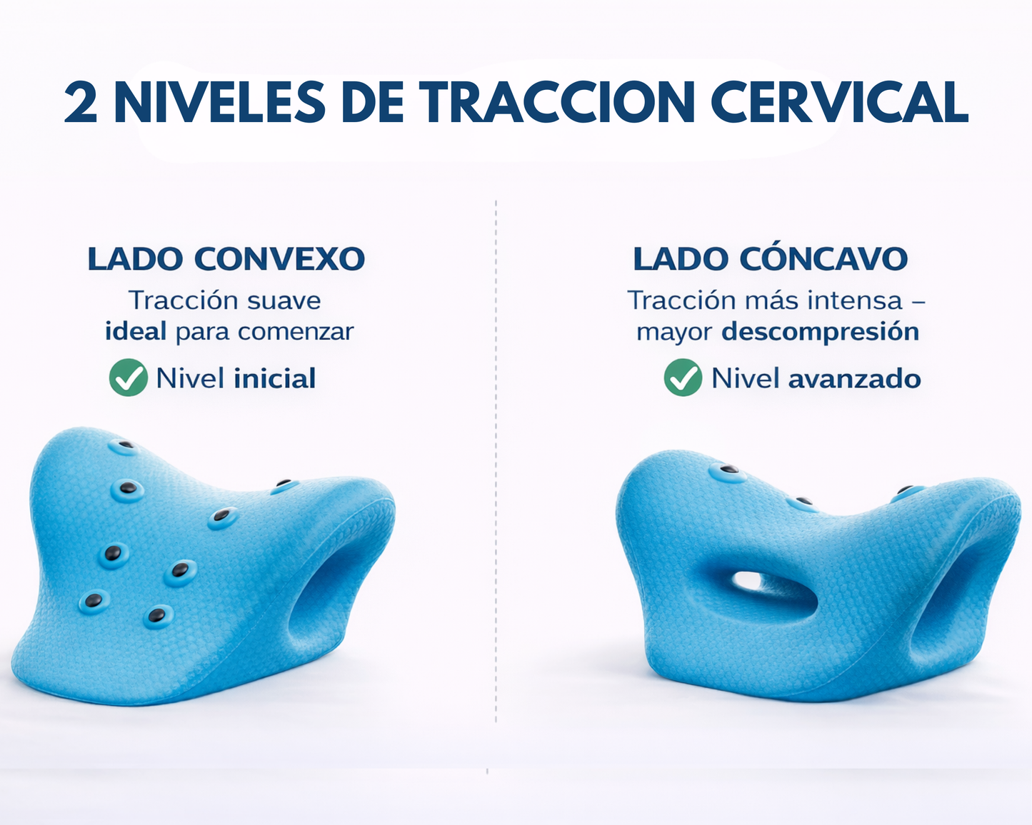 Almohada de Tracción Cervical Magnética para Cuello y Hombros