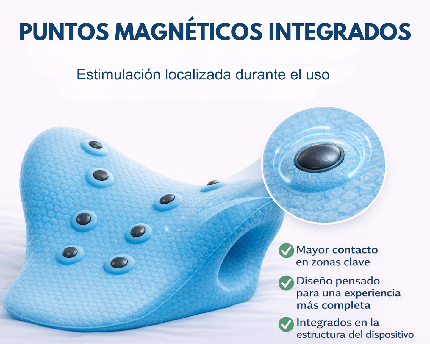 Almohada de Tracción Cervical Magnética para Cuello y Hombros