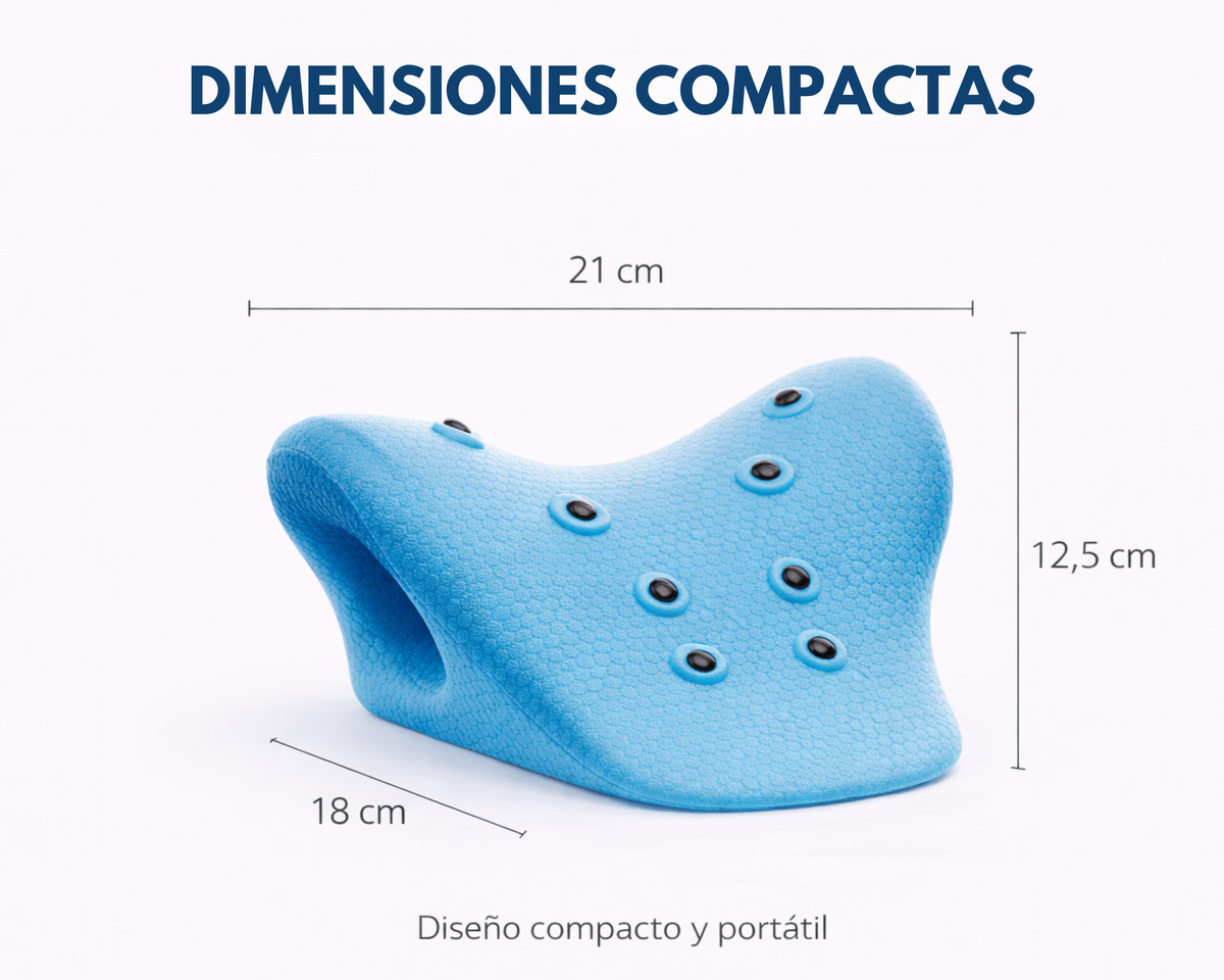Almohada de Tracción Cervical Magnética para Cuello y Hombros