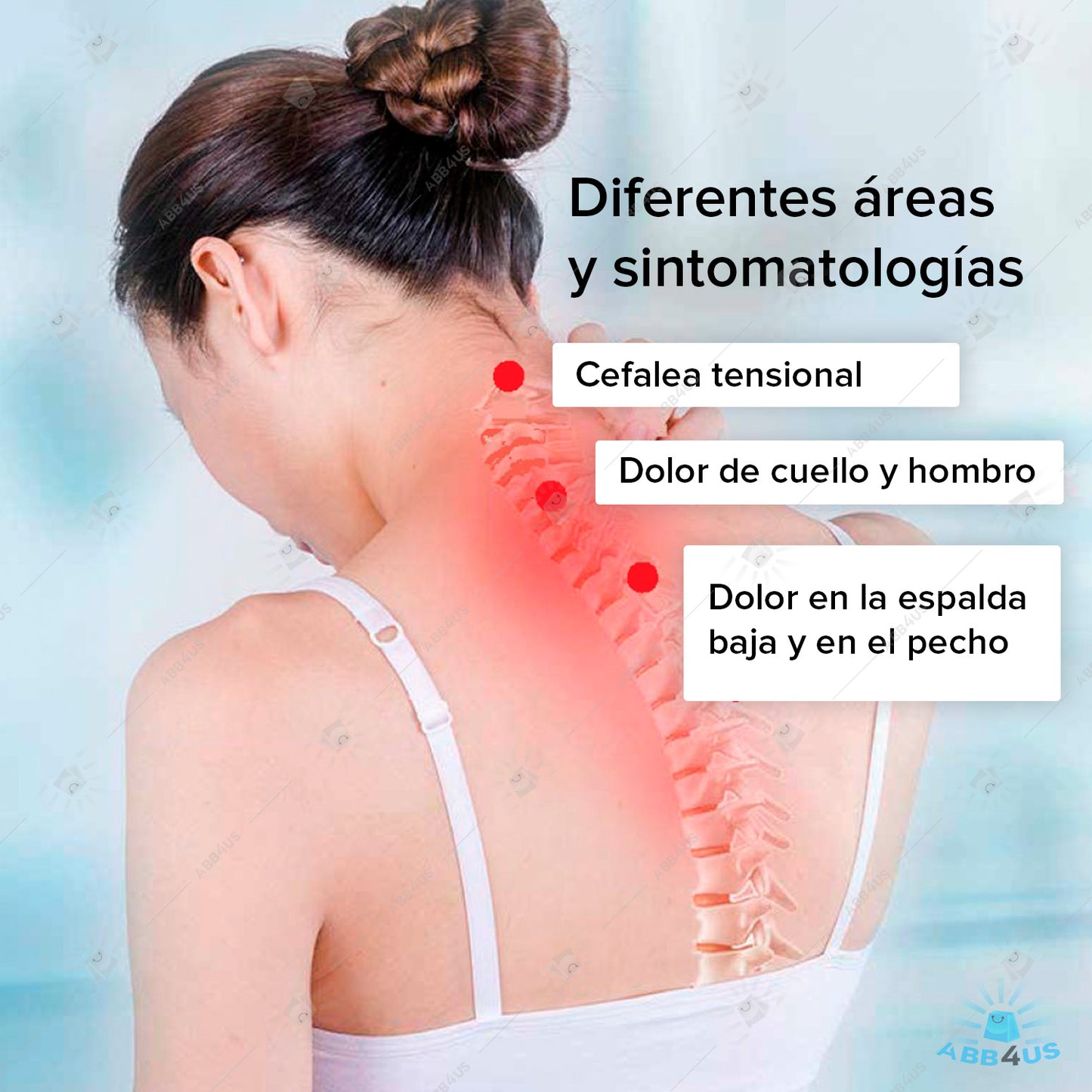 Almohada Cervical de Acupresión ABB4US | Soporte para Cuello y Relajación