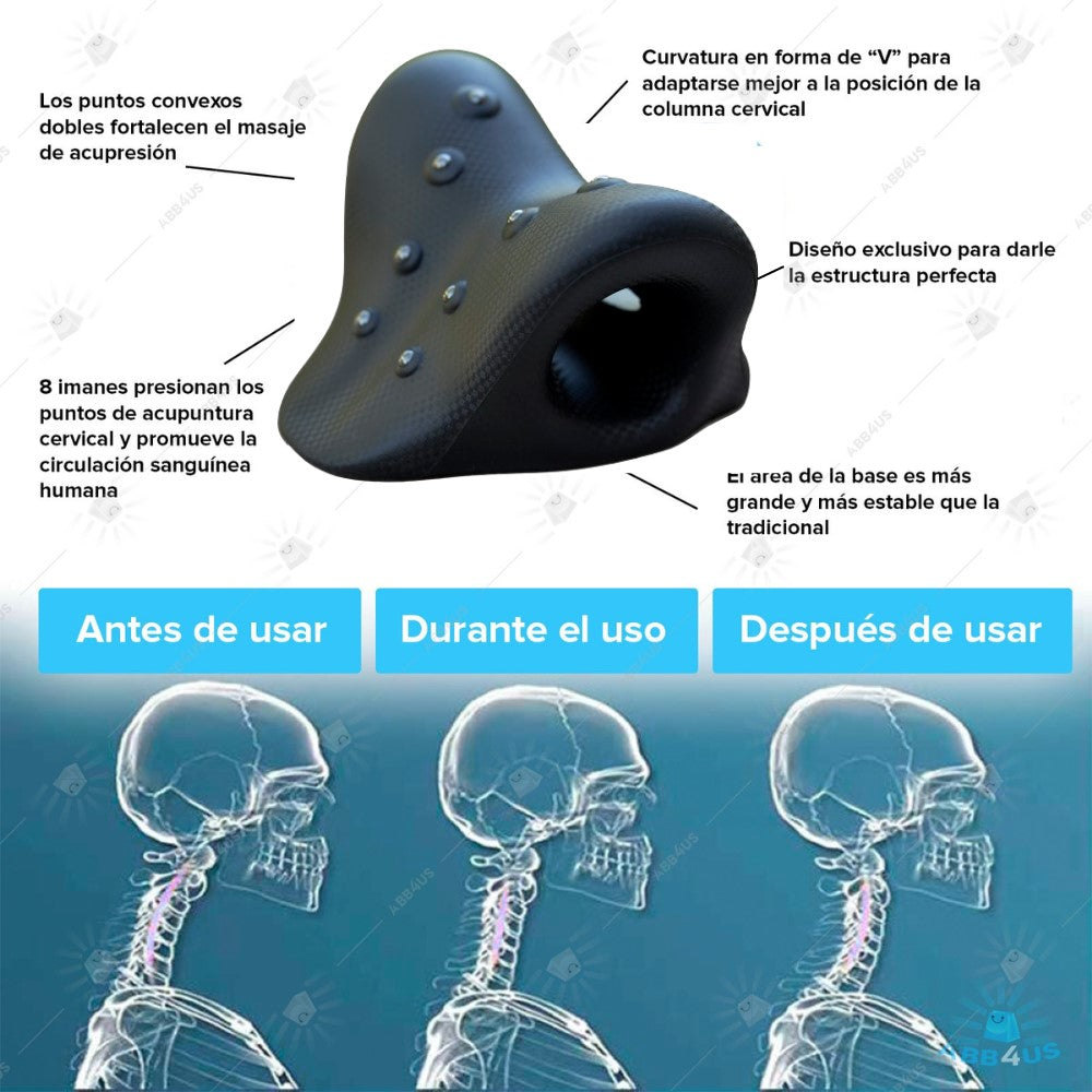 Almohada Cervical de Acupresión ABB4US | Soporte para Cuello y Relajación