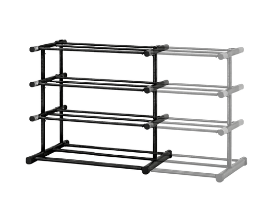 Zapatero Extensible de 4 Niveles ABB4US – Organizador de Calzado Metálico