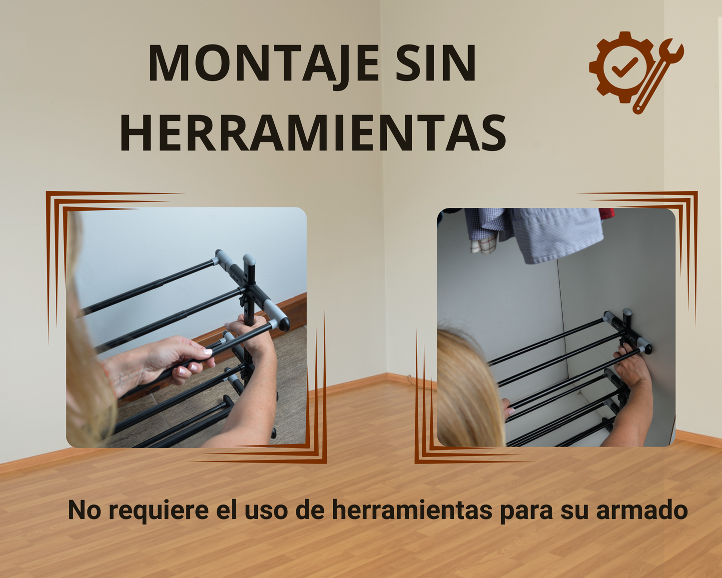 Étagère à chaussures en métal à 4 niveaux | Extensible | Hauteur et profondeur réglables | Rangement pour 20 paires de chaussures