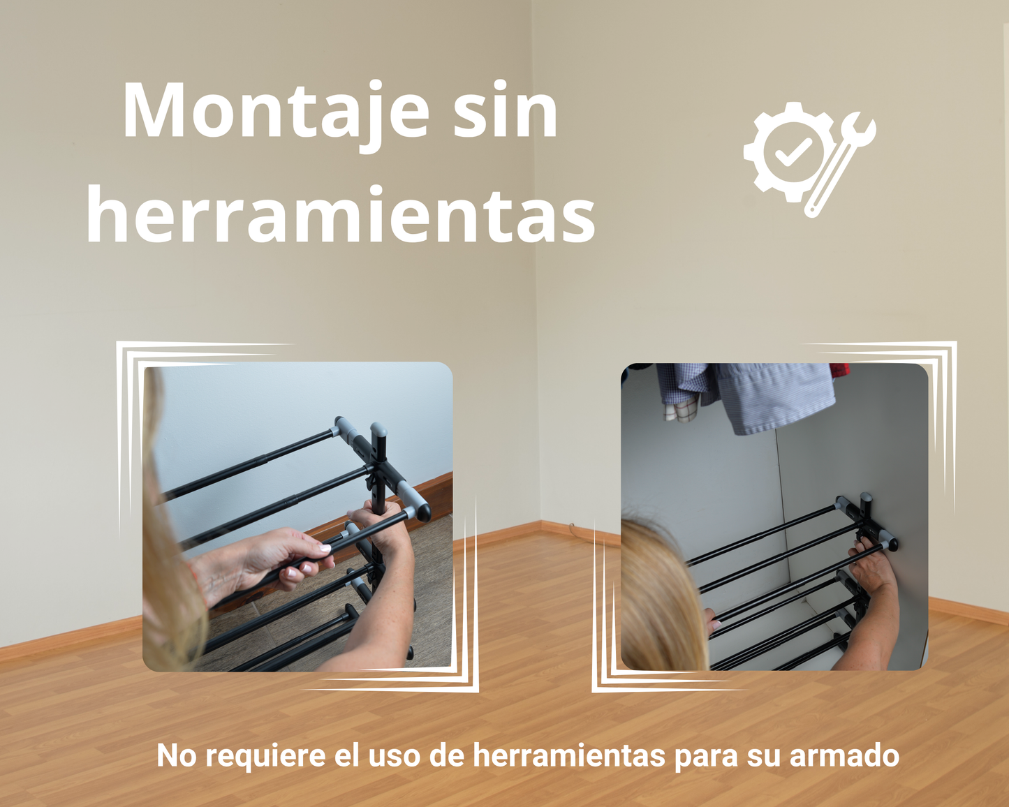 Zapatero Extensible de 4 Niveles ABB4US – Organizador de Calzado Metálico