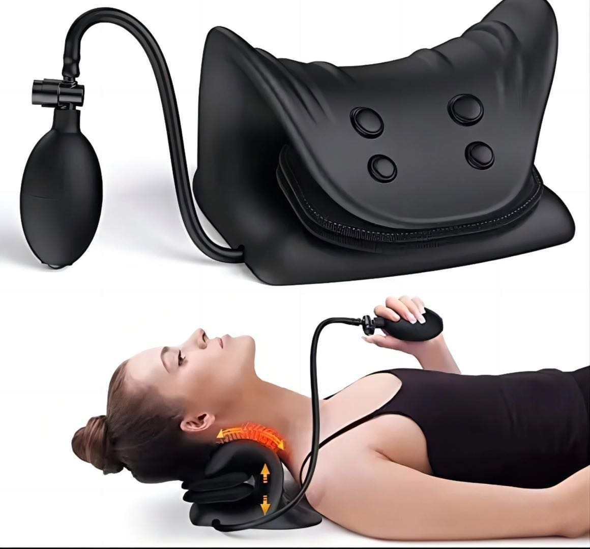 ABB4US | Cervical Traction Pillow with 8 Magnetic Points | to Relieve Neck and Shoulder Pain | Relaxing Posture Corrector Device | Stretching to Relieve Tension 